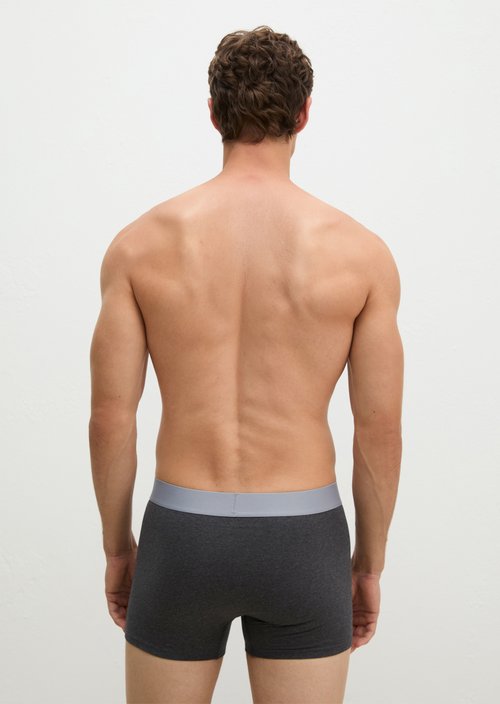 Boxer Briefs — dark navy/blue/grey melange