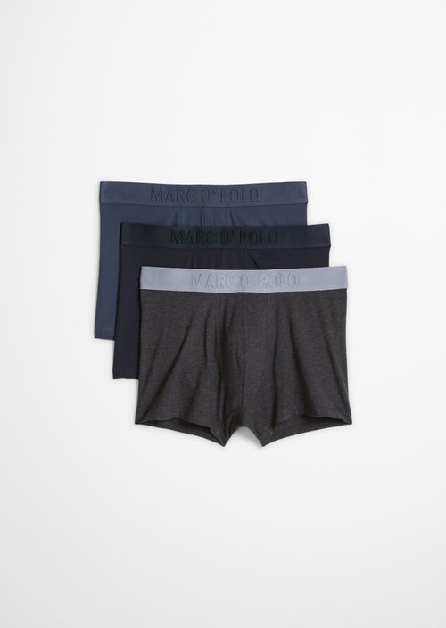 Boxer Briefs — dark navy/blue/grey melange