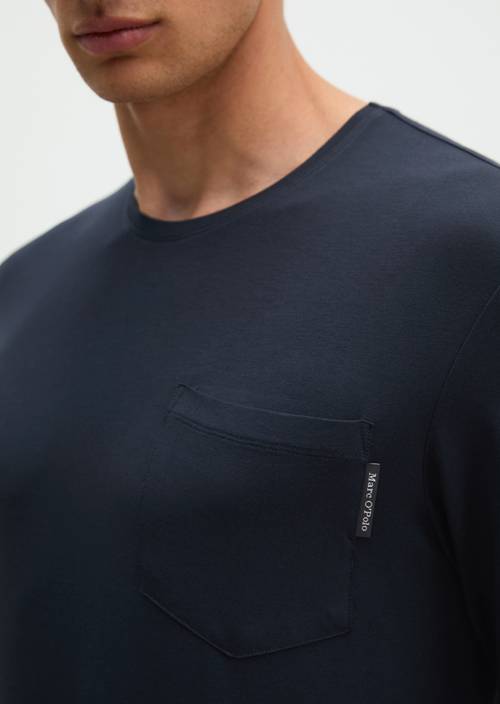 Lounge-Longsleeve Dark Navy - Produkt Bild 2