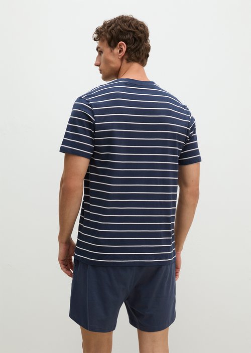 Lounge set — black iris stripe/black iris 2