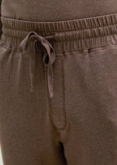 Lounge jersey pants chocolate brown melange - Product image 2