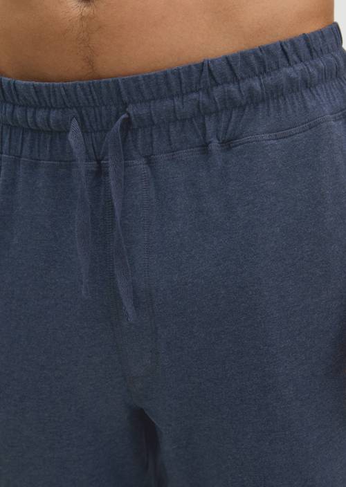 Pantalon en jersey lounge dark blue melange - Image du produit 2