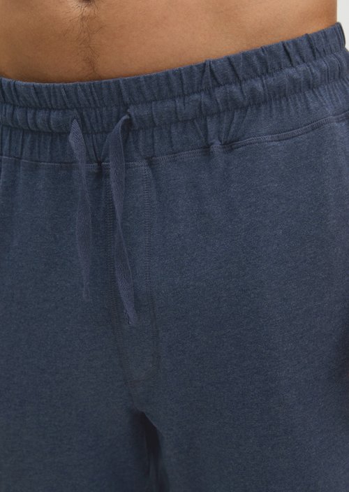 Lounge jersey pants — dark blue melange