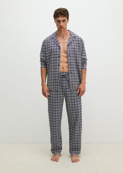 Lounge pants — Black Iris Check
