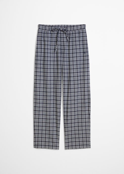 Lounge pants — Black Iris Check