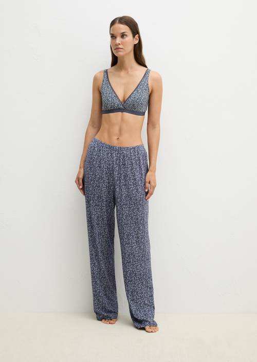 Lounge pants odessey blue flower print - Product image 1