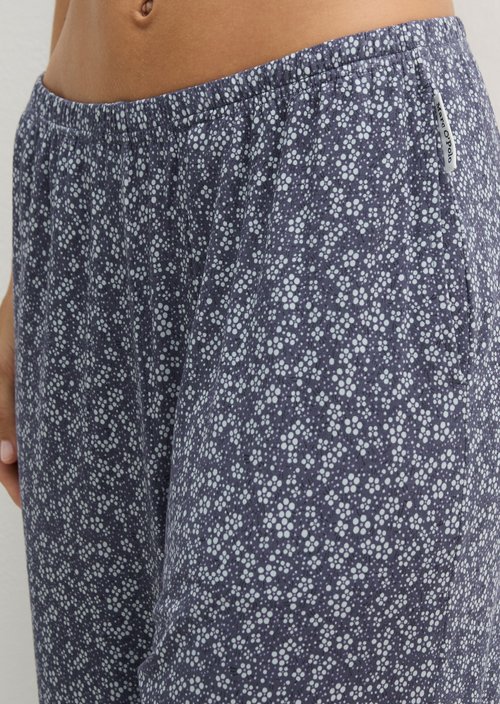 Lounge pants — odessey blue flower print