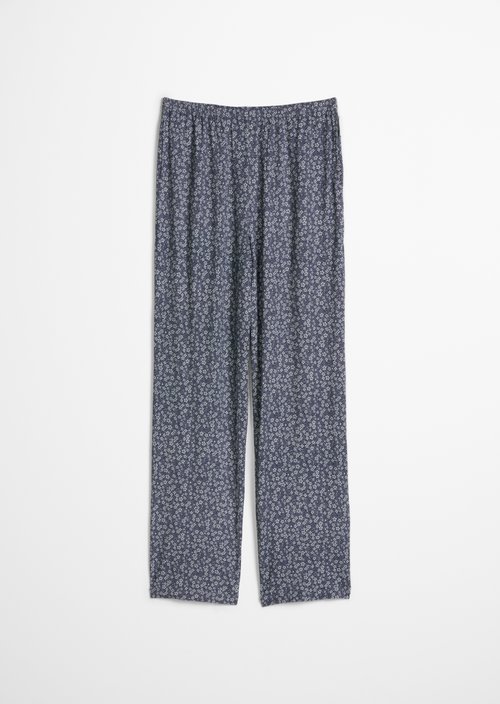 Lounge pants — odessey blue flower print