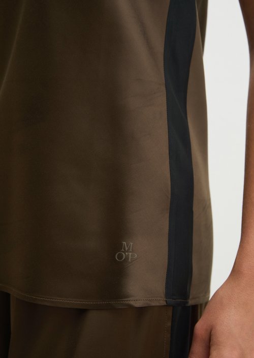 Lounge cami top — Brown Q790