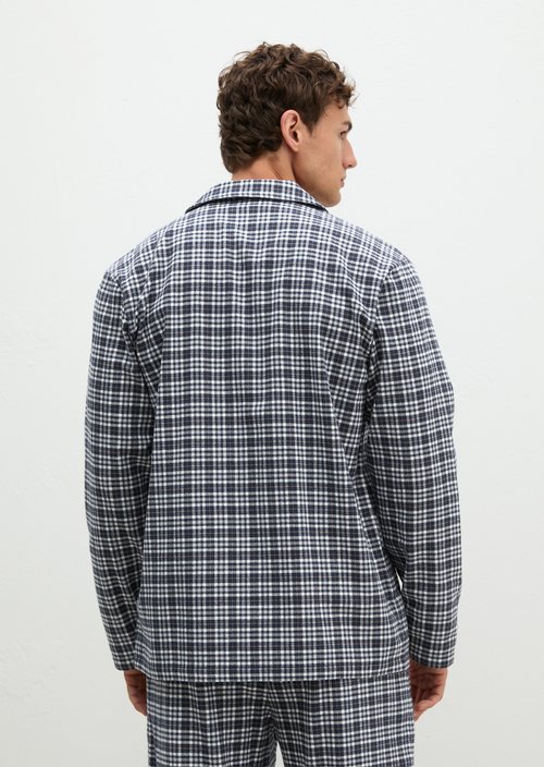 Lounge shirt — Black Iris Check