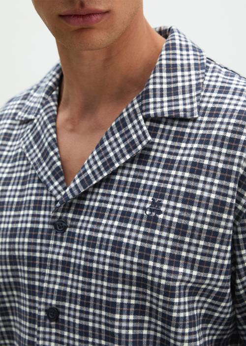Lounge shirt Black Iris Check - Product image 2