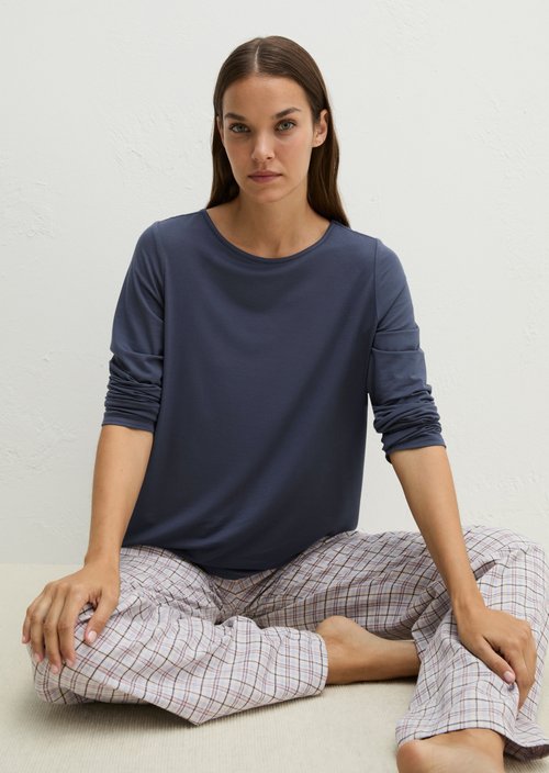Lounge longsleeve — odessey blue