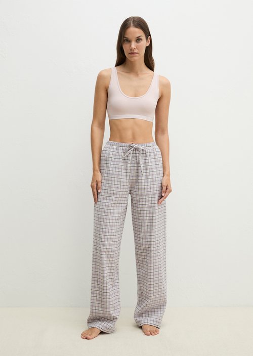 Lounge pants — French Oak Check 1