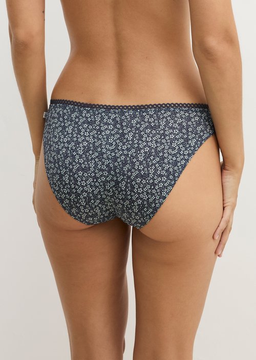 Slip — odessey blue flower print
