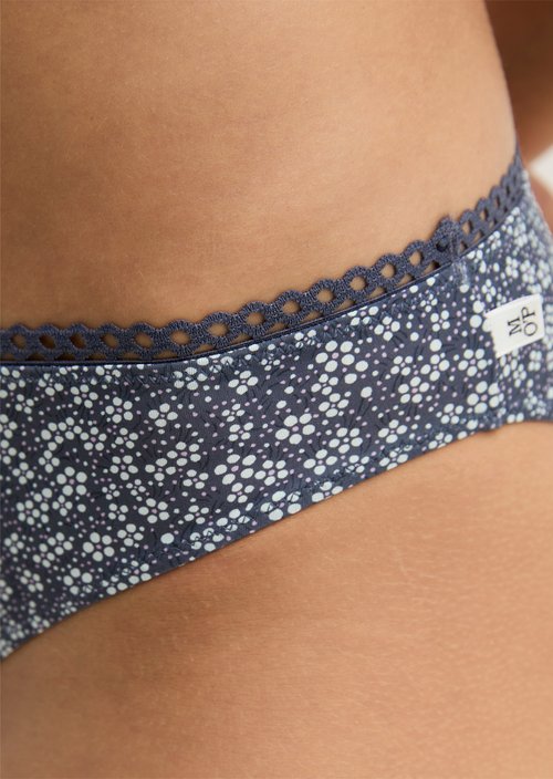 Slip — odessey blue flower print