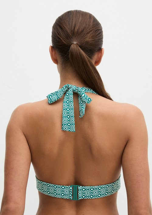 Bikini triangle top — Bayberry Geo Print