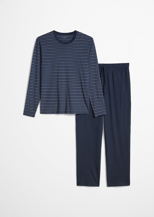 Lounge set — black iris stripe/black iris