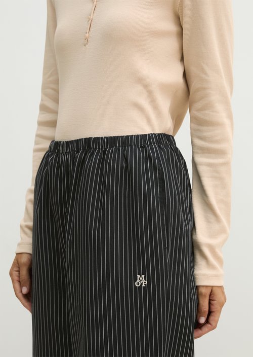 Lounge pyjama set — french oak/black stripe