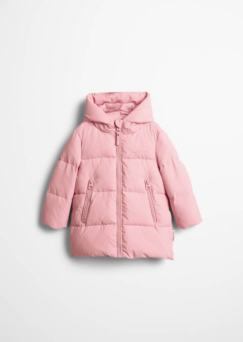 ‎KIDS-GIRLS Quilted Coat Vintage Rose in front view
