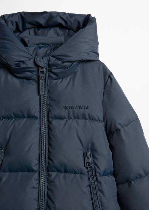 KIDS-GIRLS Steppmantel Night Blue in Detailansicht