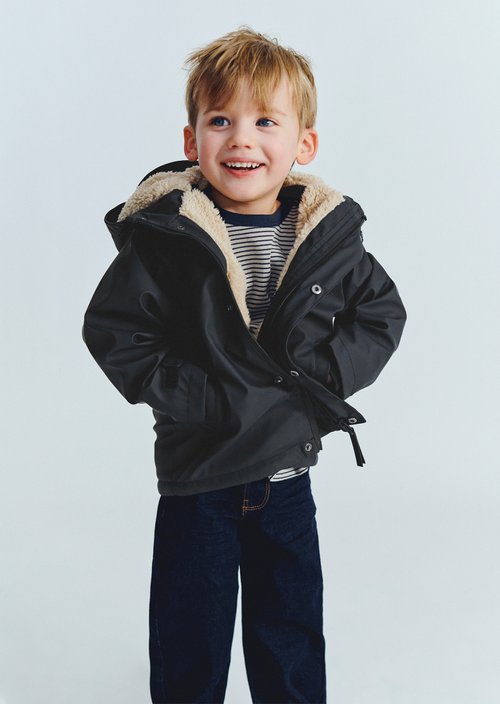 KIDS - BOYS Rain Jacket — Dark Navy