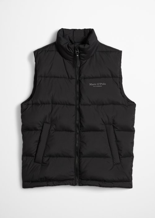 TEENS-BOYS Quilted Vest — black