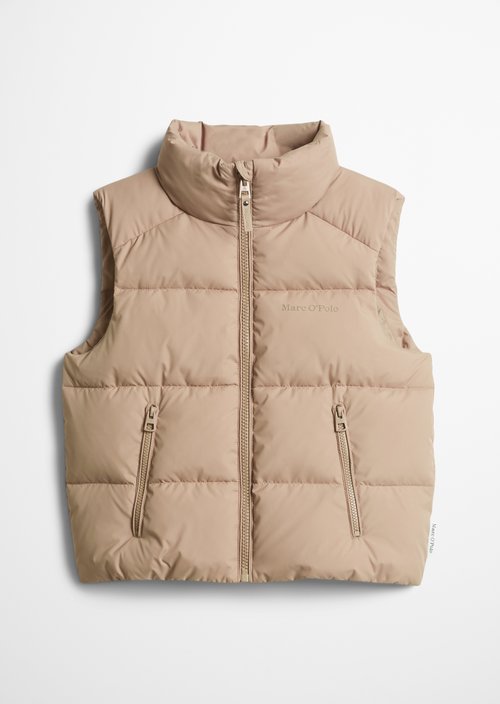 TEENS-GIRLS Quilted Vest — Brown
