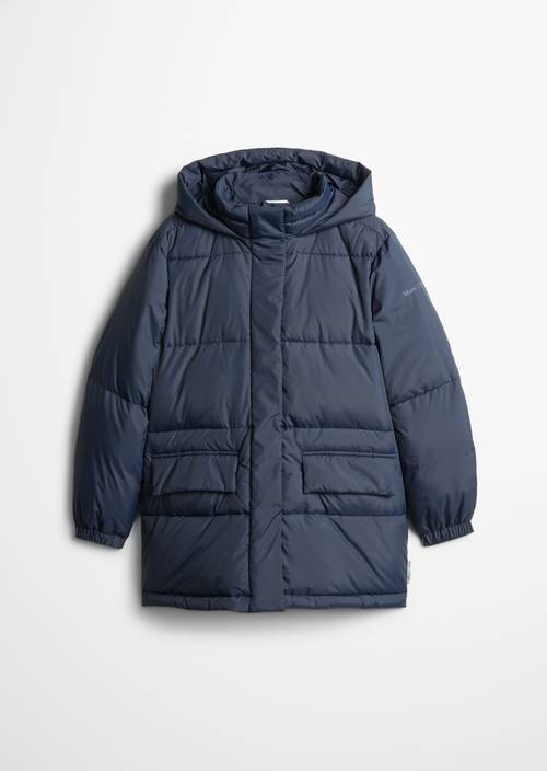 TEENS-GIRLS Quilted Jacket Night Blue in front view