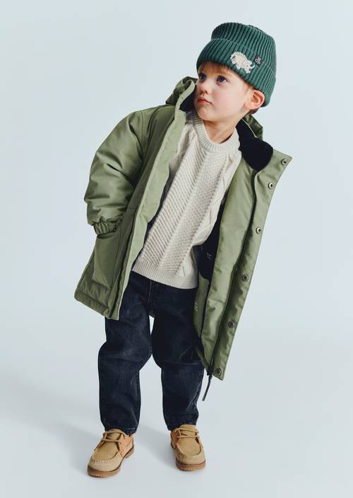 KIDS-BOYS Functioneel jack Green gedragen door model