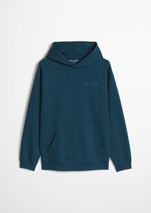 Sweat à capuche TEENS-BOYS Blue en vue de face