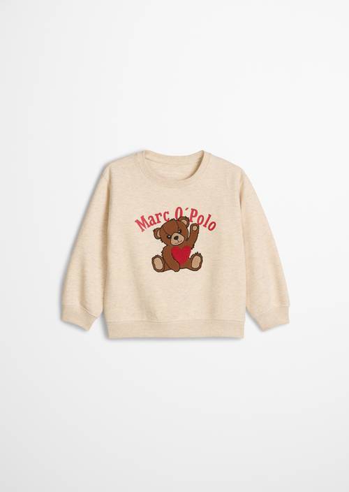 KIDS-GIRLS Sweatshirt Beige in Frontalansicht