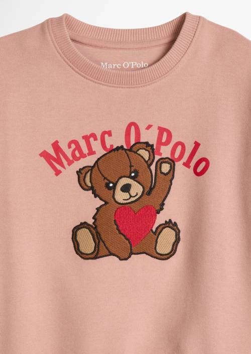 KIDS-GIRLS sweatshirt Vintage Rose in detail view