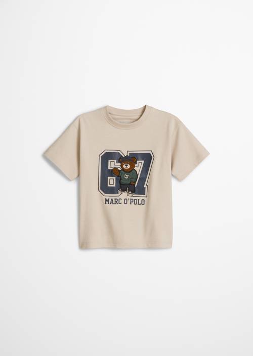 KIDS-BOYS-T-Shirt Gray Silk in Frontalansicht