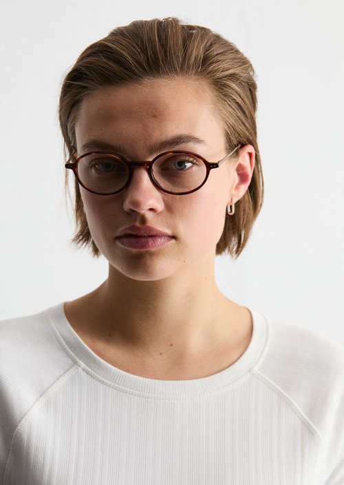 Unisex-Brille — Brown