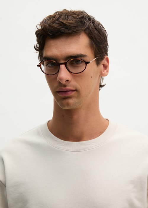 Unisex-Brille — Brown