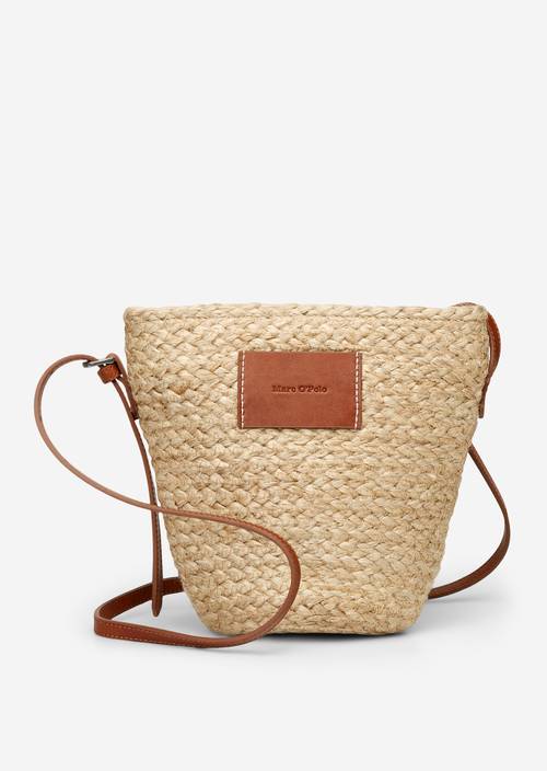 Jute-Crossbody-Bag M127 in Frontalansicht
