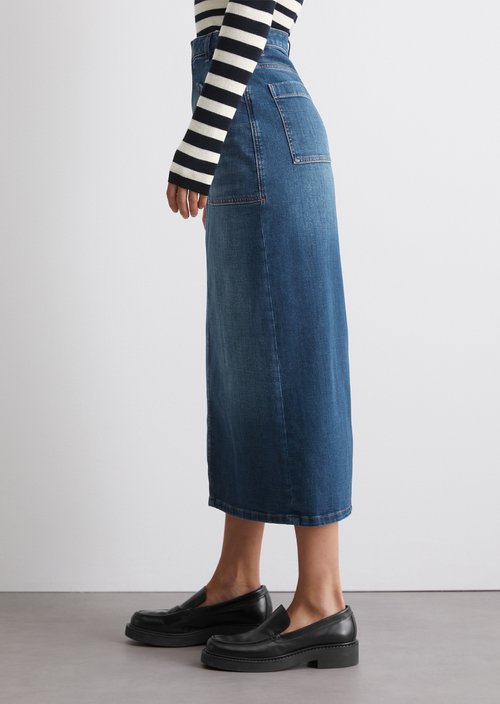 Regular denim skirt — M039