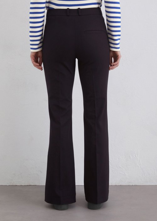 Trousers flared — Dark blue