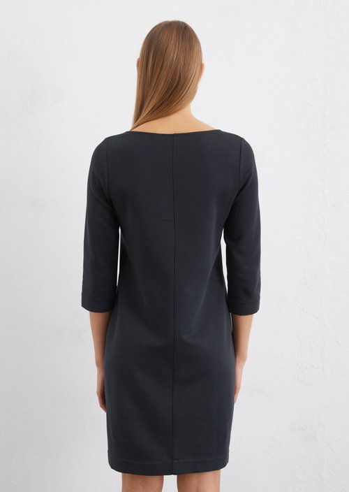 Jersey dress regular — Dark blue