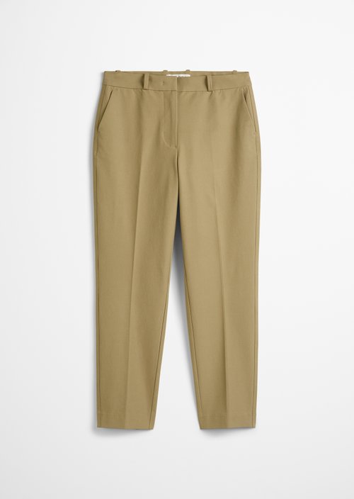 Zigarettenhose slim — Beige