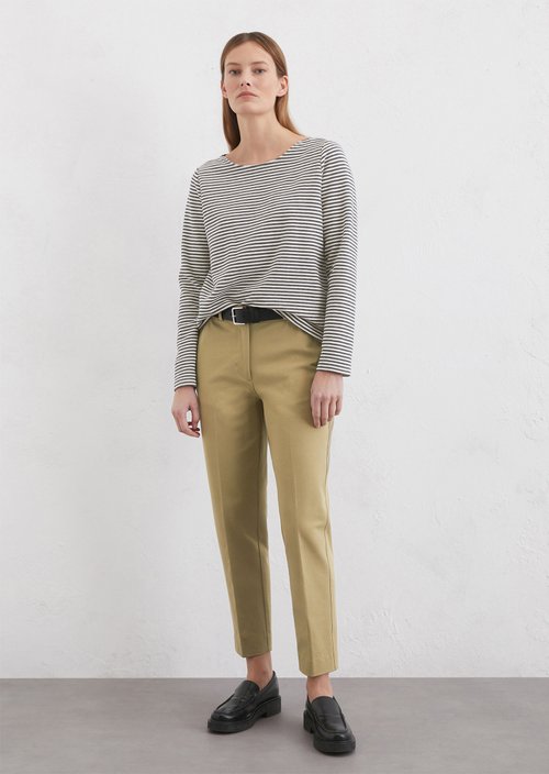 Zigarettenhose slim — Beige