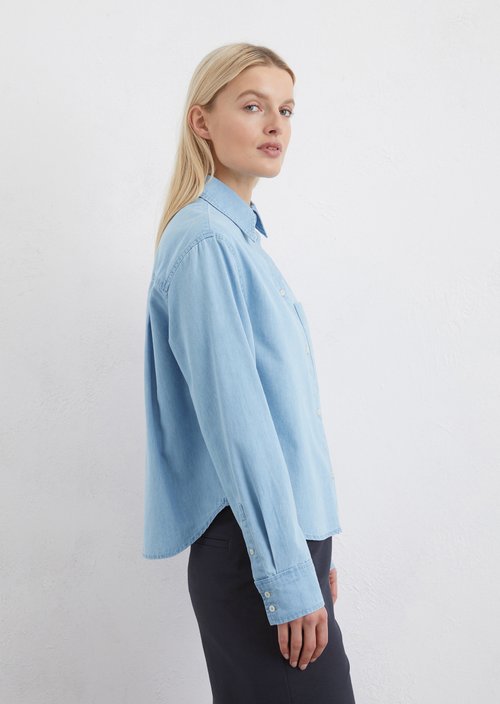 Crop blouse relaxed — M020