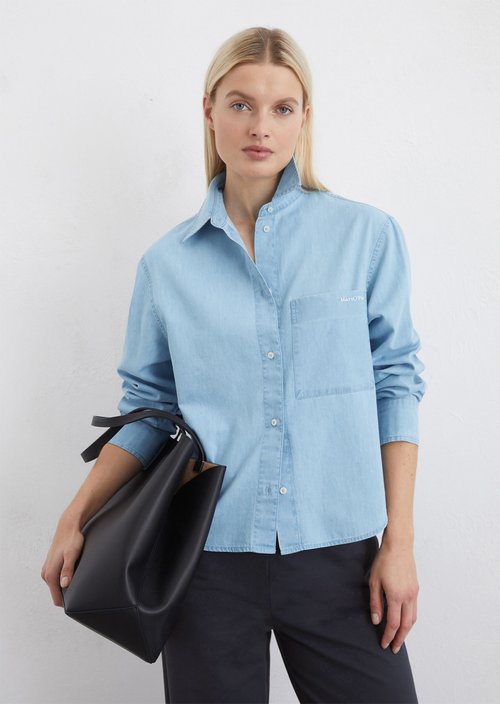 Crop blouse relaxed — M020