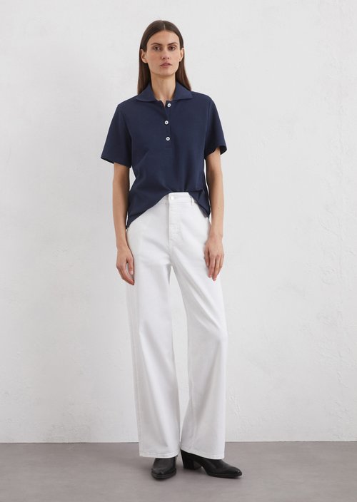 Regular polo shirt — Dark blue