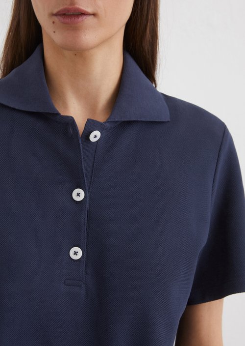Regular polo shirt — Dark blue