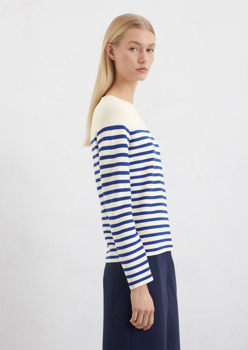 Striped sweater slim — MJ40