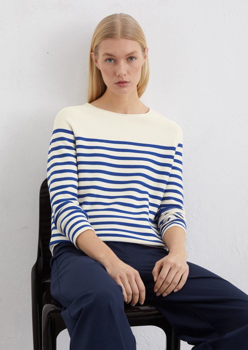 Striped sweater slim — MJ40