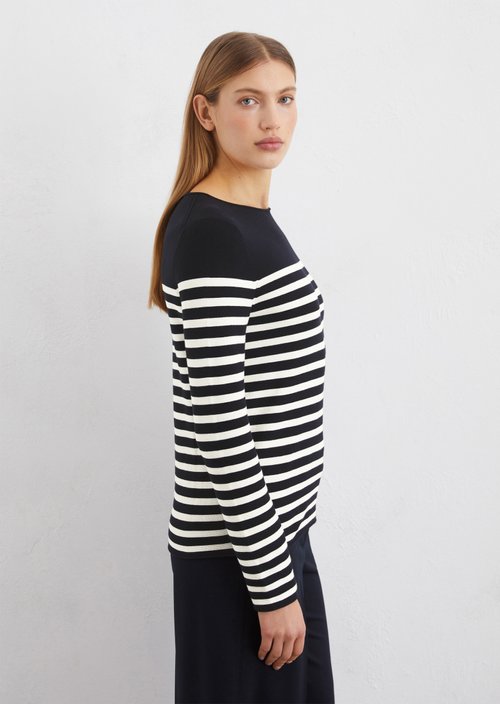 Striped sweater slim — MJ41