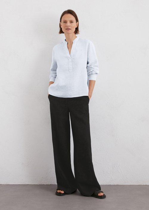 Linen tunic blouse regular — M820