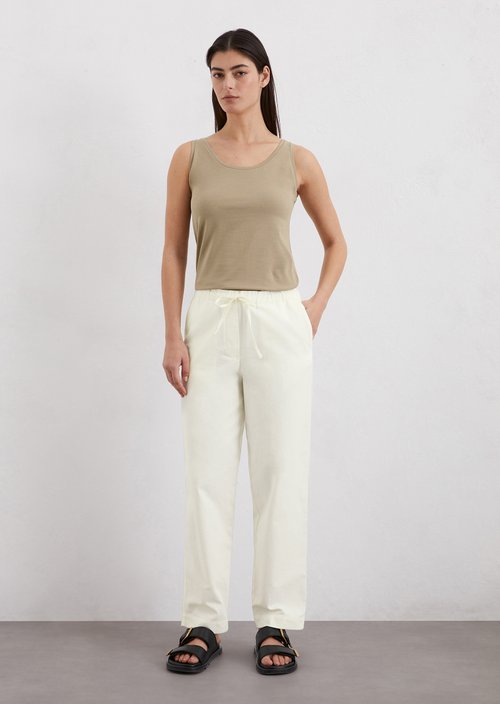 Regular tank top — Beige
